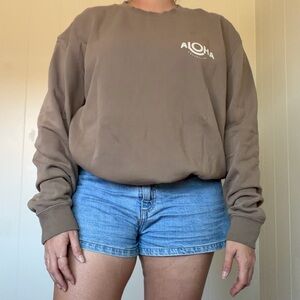 *FLAWED* Aloha Collection sweater with White Logo